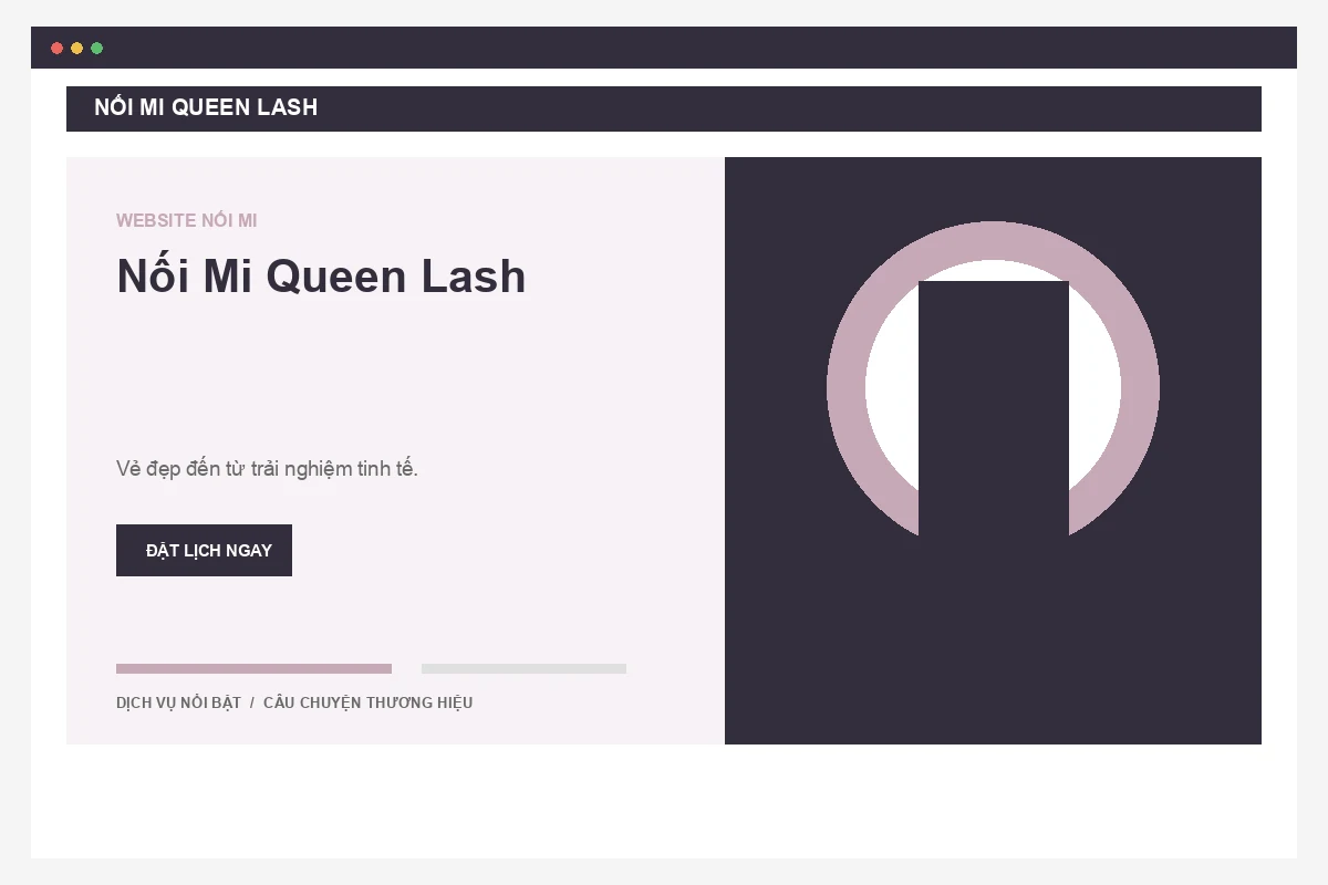 Ảnh xem trước Website Nối Mi Queen Lash