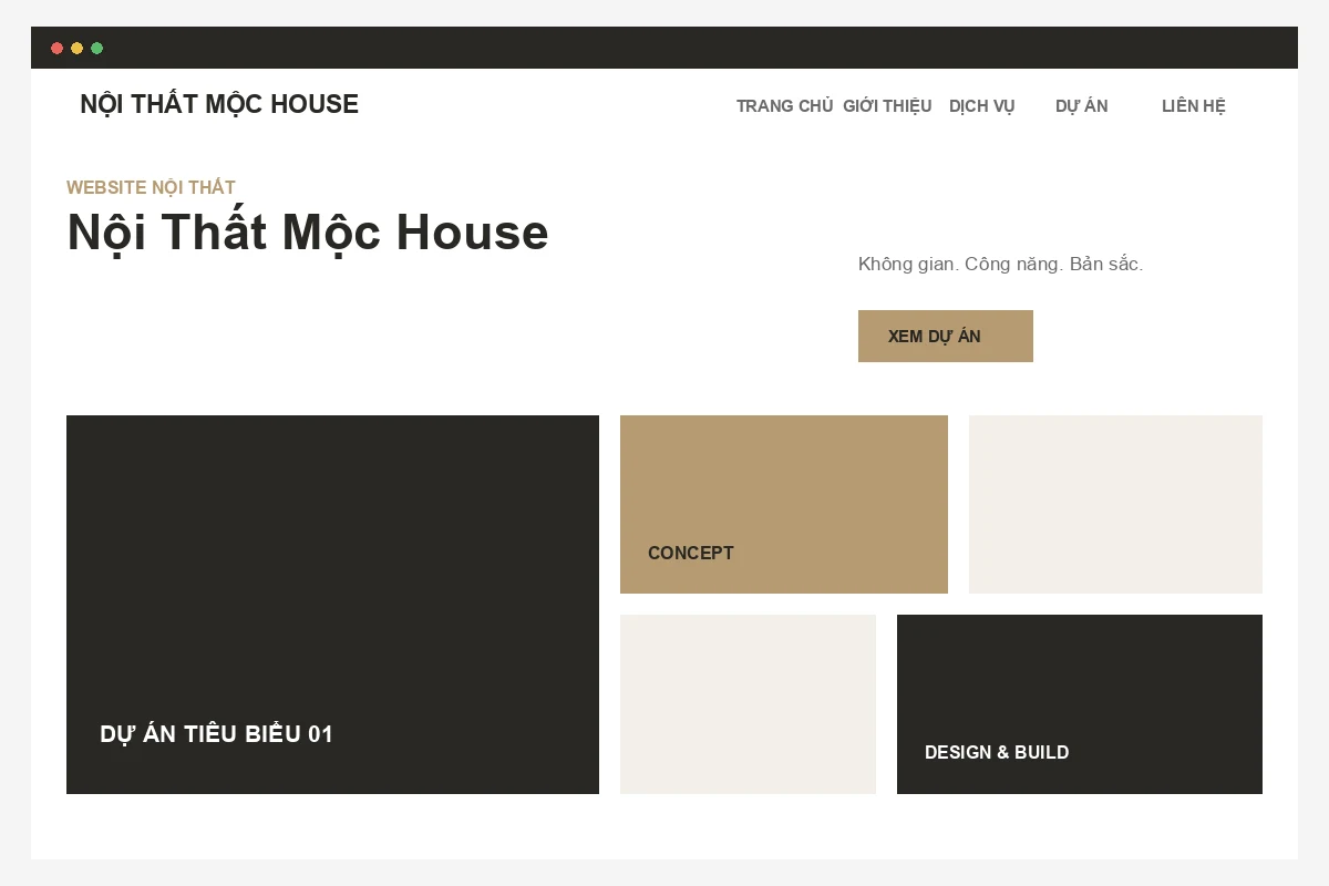 Ảnh xem trước Website Nội Thất Mộc House