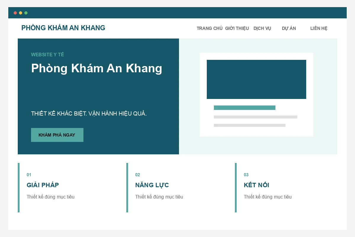 Ảnh xem trước Website Phòng Khám An Khang