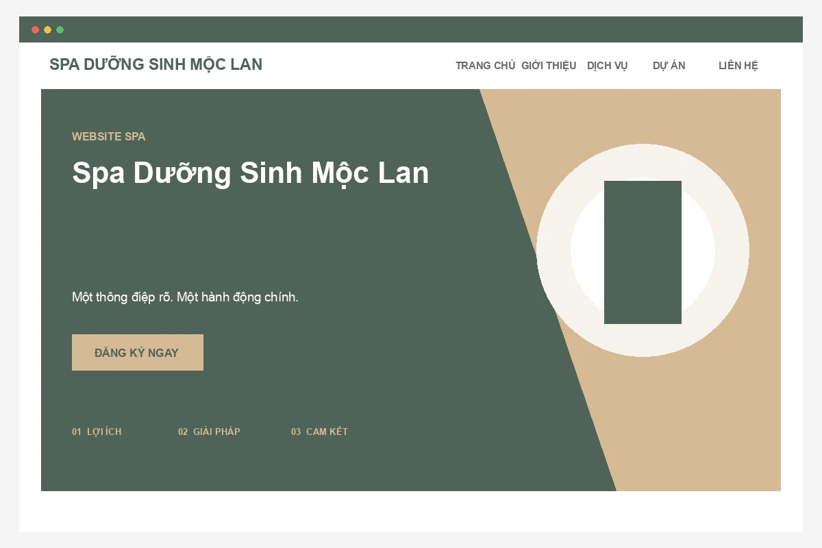 Ảnh xem trước Website Spa Dưỡng Sinh Mộc Lan