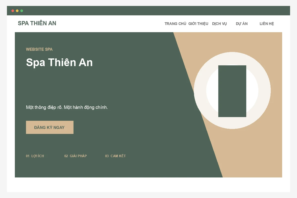 Ảnh xem trước Website Spa Thiên An