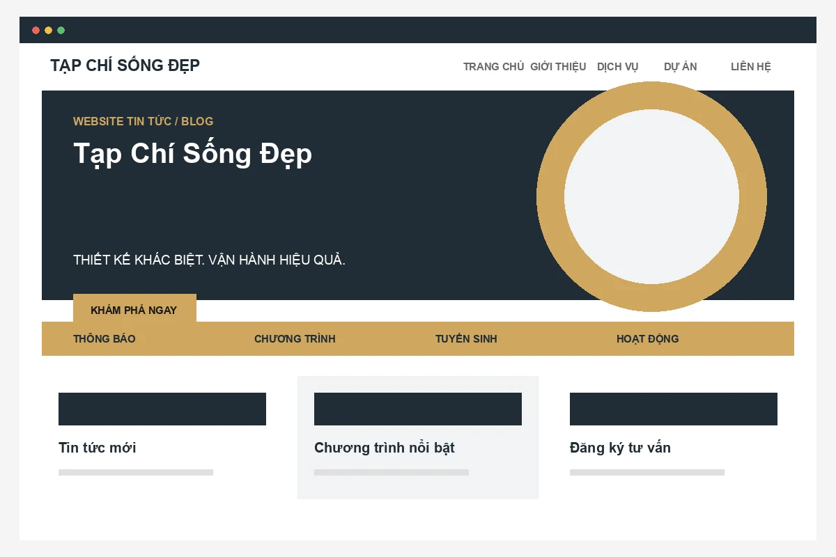 Ảnh xem trước Website Tạp Chí Sống Đẹp