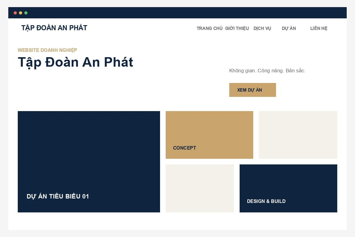 Ảnh xem trước Website Tập Đoàn An Phát