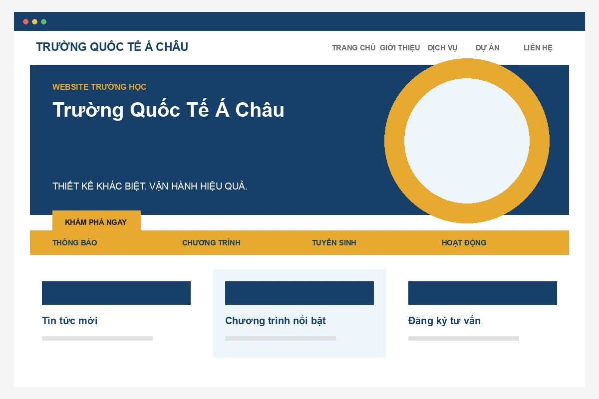 Ảnh xem trước Website Trường Quốc Tế Á Châu